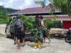 Penambahan Bibit Kakao dari PMK Tiba di Lokasi TMMD Ke-128 Kodim 1801/Manokwari