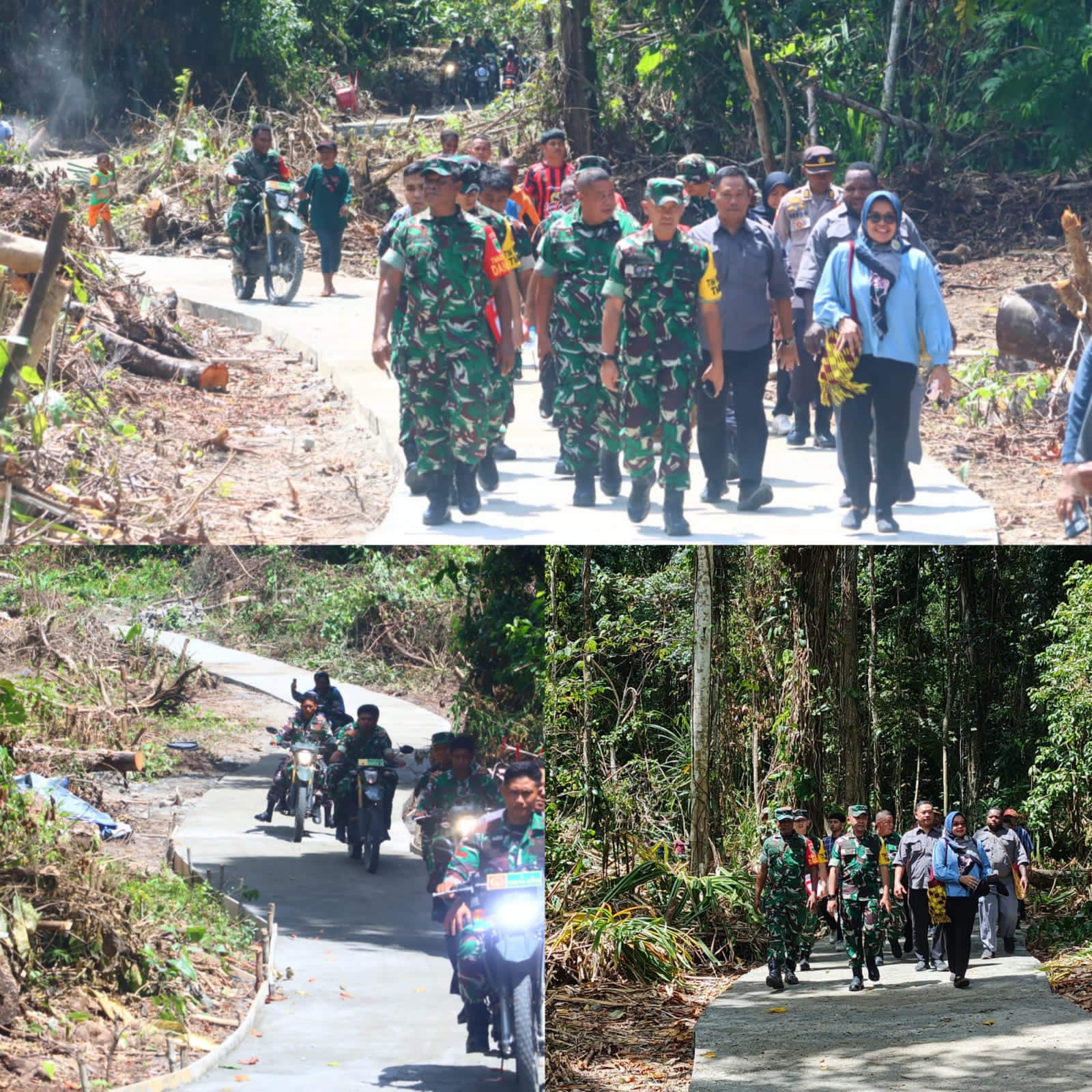 IMG-20260517-WA0021 Jalan Cor TMMD Ke-128 Kodim 1801/Manokwari Rampung 100 %, Sudah Dapat Digunakan Warga