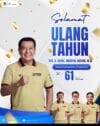 Askab PSSI Kabupaten Tangerang Berikan Ucapan Selamat HUT ke-61 Bupati Tangerang Maesyal Rasyid