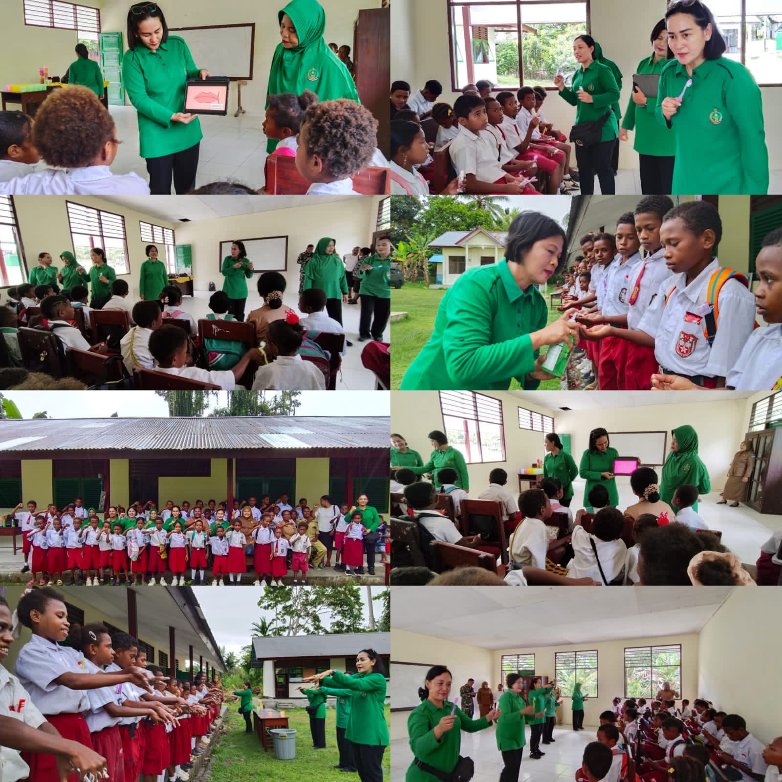 IMG-20260518-WA0014 Persit KCK Cabang XIIKodim 1801/PD XVIII Kasuari Berikan Penyuluhan Gosok Gigi Dan Cuci Tangan di SD Inpres 62 Asai