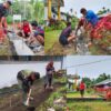 Satgas TMMD Ke-128 Kodim 1801/Manokwari Bangun Pondasi Pagar Gereja Jemaat Erroi