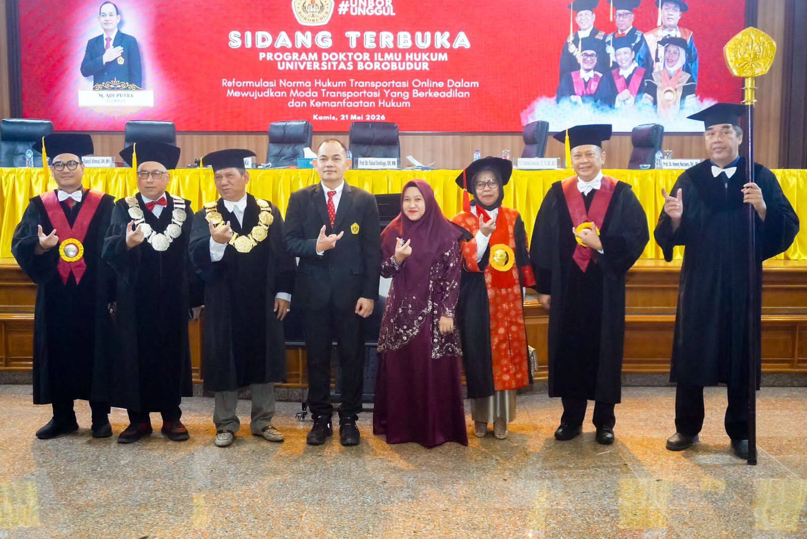 IMG-20260521-WA0054 Uji Sidang Terbuka Program Doktor Ilmu Hukum Universitas Borobudur, Bamsoet Soroti Ketimpangan Ekosistem Transportasi Online