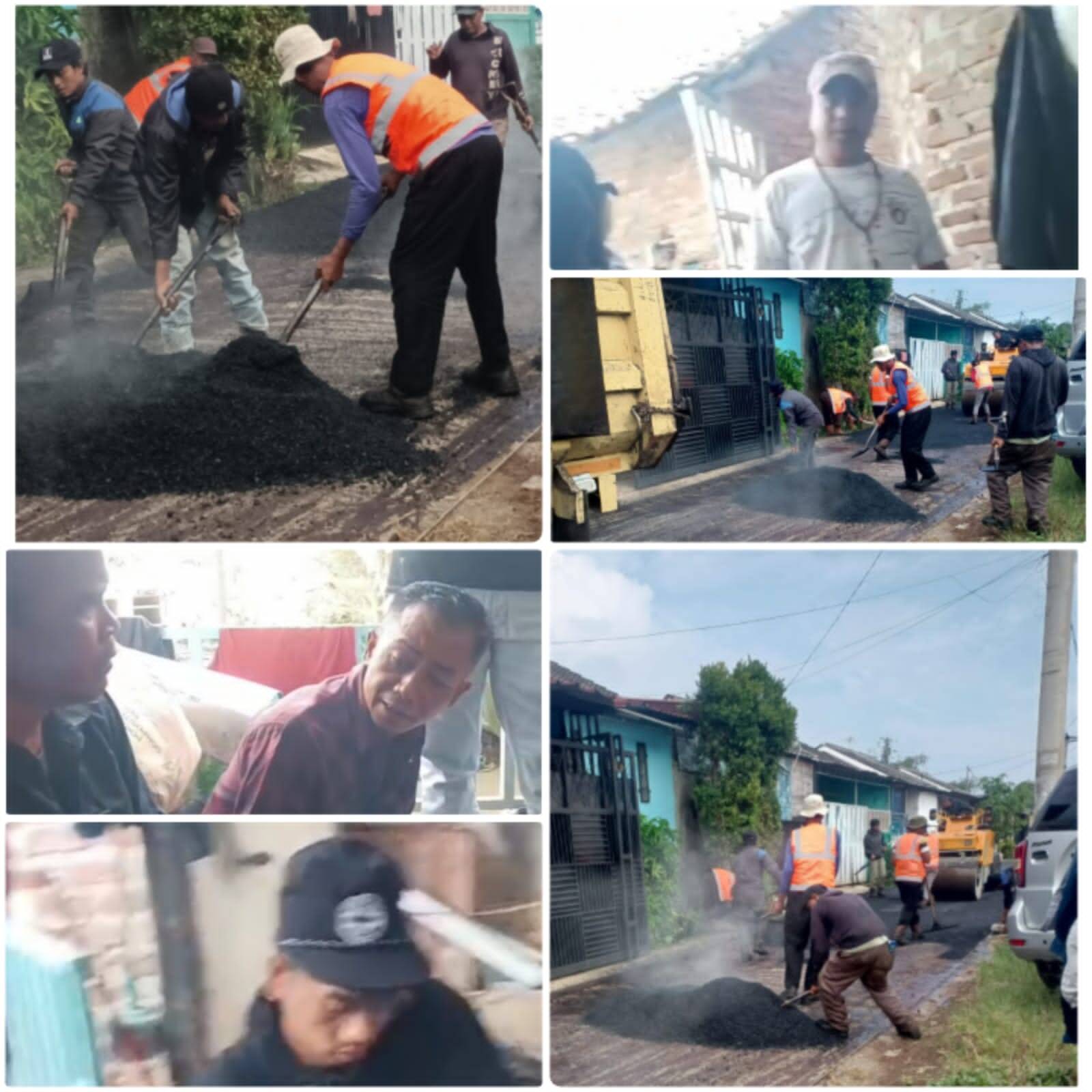 Masyarakat Perum Bumi Padma Desa Cipeujeuh Pacet Bandung Kecewa Proyek Jalan Diduga Asal Jad, Abaikan APH Dan Pemdes