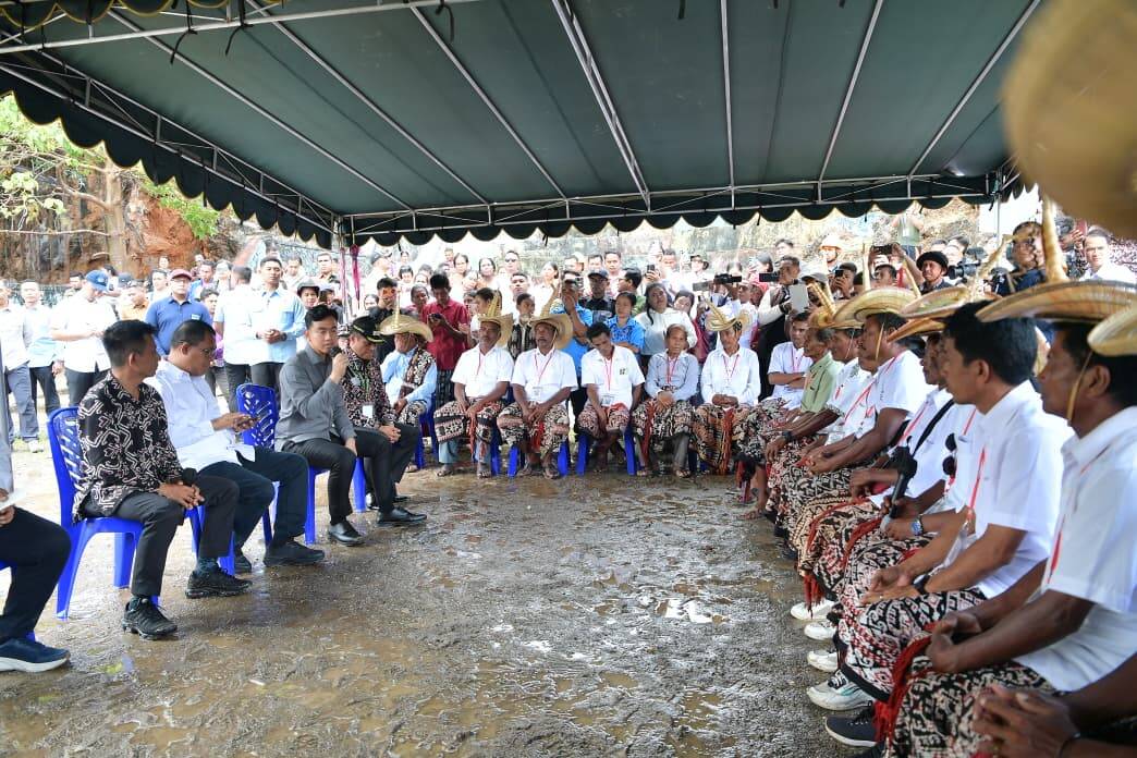 Dialog dengan Petani Budidaya Rumput Laut Rote Ndao, Wapres Tekankan Modernisasi dan Hilirisasi