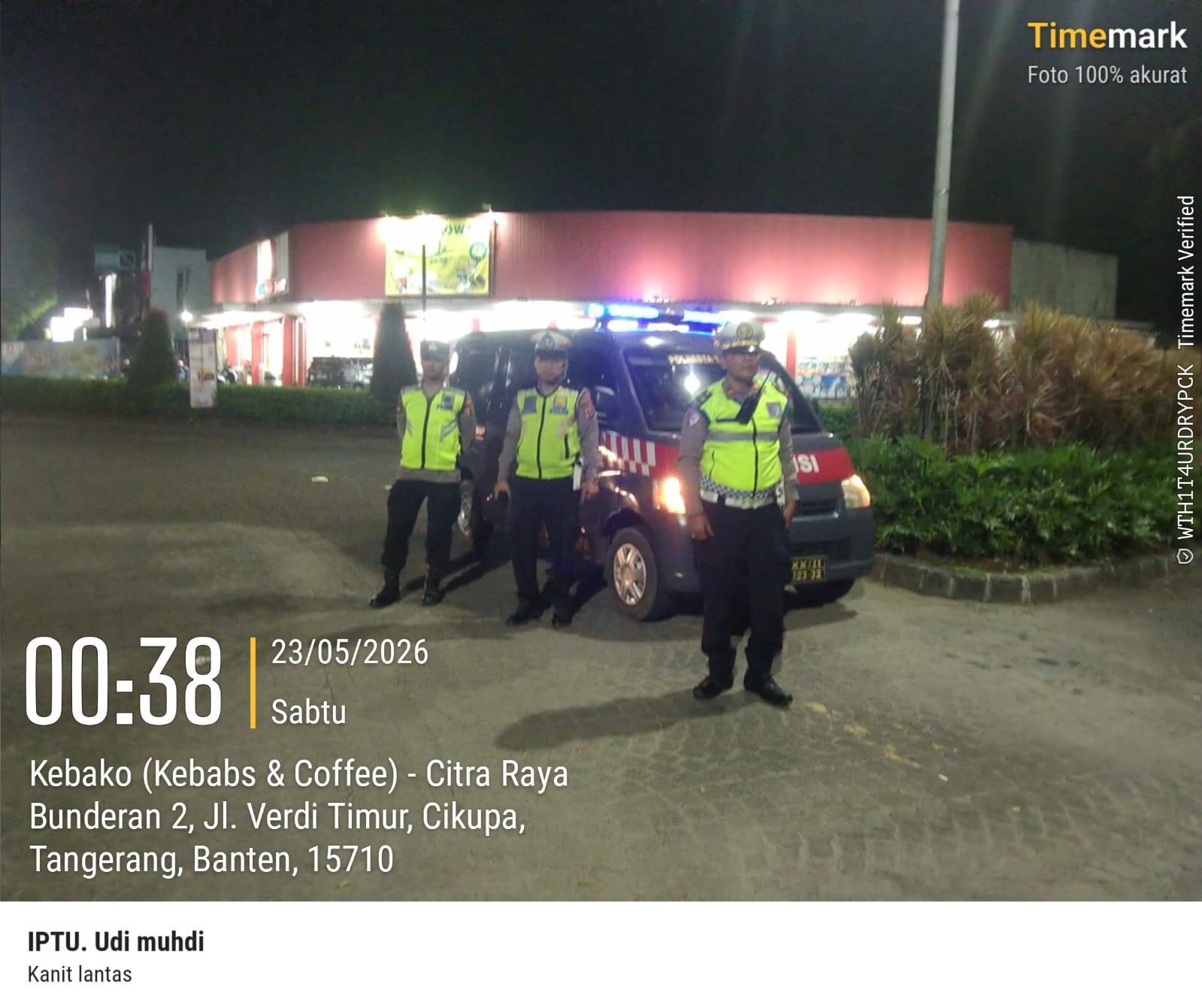 Kanit Lantas Polsek Cikupa Pimpin Ops Cipkon KRYD Secara Tegas dan Humanis