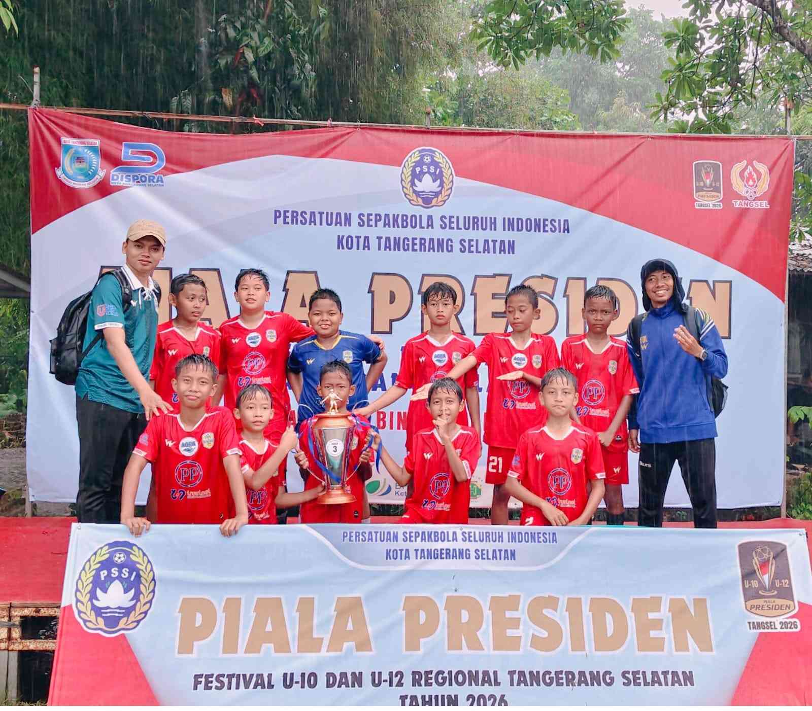 Generus Tangsel U-12 Raih Juara 3 Bersama di Piala Presiden Regional Tangerang Selatan 2026
