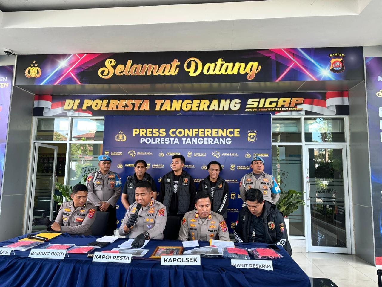 Polisi Tangkap Pelaku Tawuran Antargeng Remaja di Wilayah Cikupa Tangerang