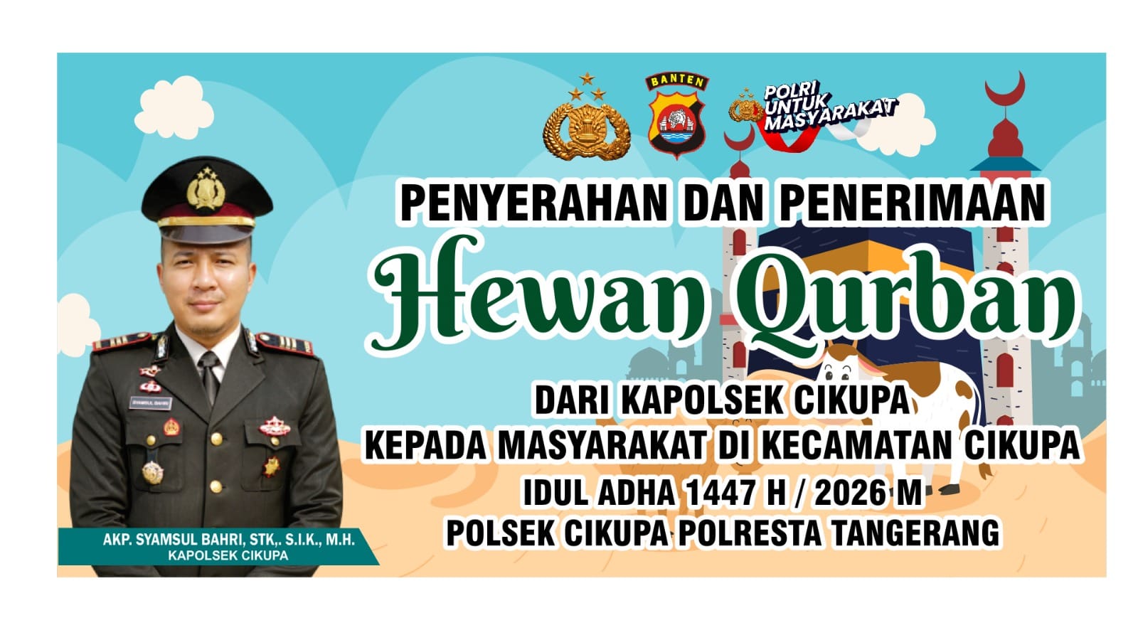 IMG-20260527-WA0021 Polsek Cikupa Distribusikan Hewan Qurban kepada Masjid dan Mitra Kamtibmas Jelang Idul Adha