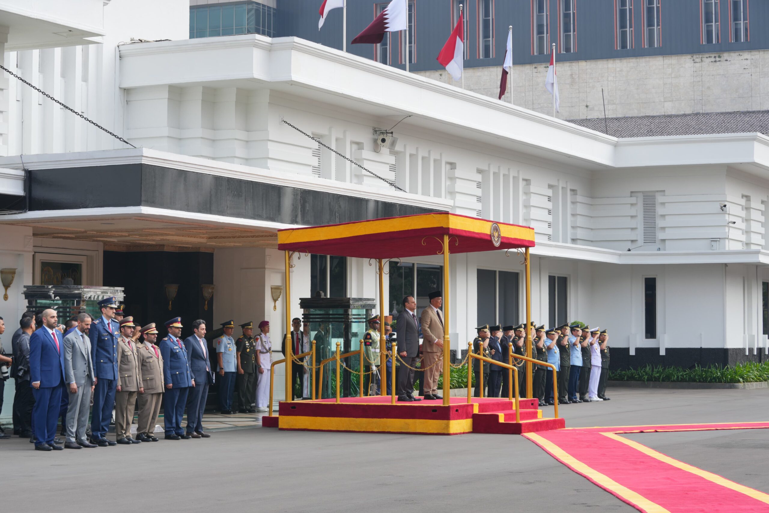 IMG-20260603-WA0011 Panglima TNI Dampingi Menhan RI Terima Kunjungan Wakil Perdana Menteri sekaligus Menteri Negara Urusan Pertahanan Qatar