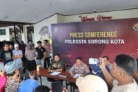 Polresta Sorong Kota Ringkus Dua Pelaku Pembunuhan di Kampung Baru Setelah Sebulan Bersembunyi di Hutan