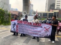 Demo di Trunojoyo, Gerakan 08 PP Desak Dirut PLN Mundur Usai Pemadaman Massal di Sumatera