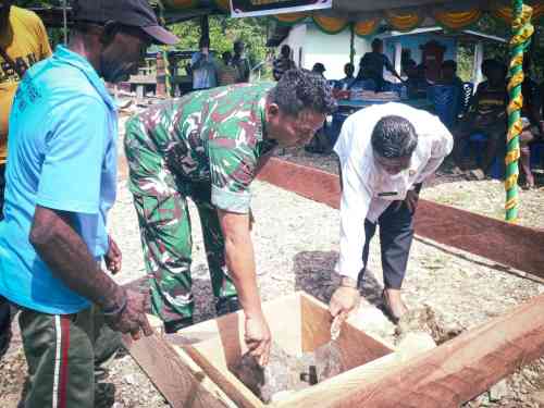 IMG-20260610-WA0031 Perkuat Konektivitas Wilayah, Kodim 1710/Mimika Ground Breaking 6 Jembatan Garuda