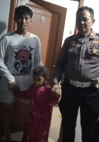 IPTU Udi Muhdi Bantu Antar Anak Hilang Kembali ke Pelukan Orang Tuanya