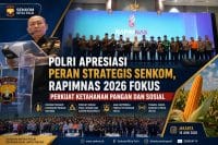 Senkom Mitra Polri Tegaskan Komitmen Dukung Swasembada Pangan Lewat Rapimnas 2026