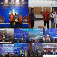 Meriahkan Pesparawi Nasional XIV 2026, Ketua Persit KCK Daerah XVIII/Kasuari dan Prajurit Kodam Kasuari Tebar Semangat Kebersamaan