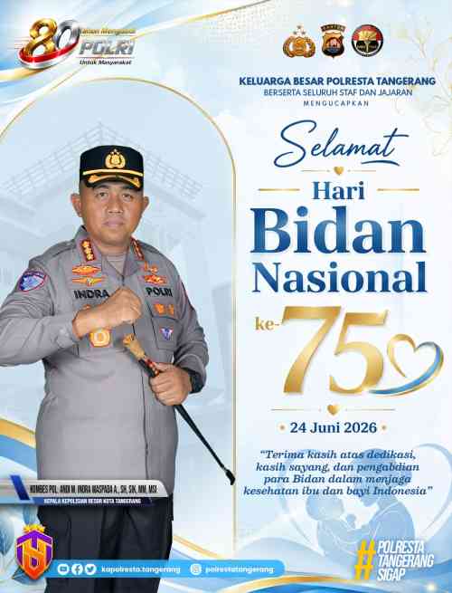 IMG-20260624-WA0073 Hari Bidan Nasional, Kapolresta Tangerang: Bidan Adalah Penjaga Kehidupan Sejak Detik Pertama