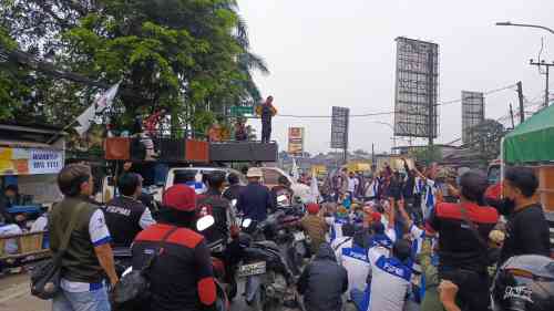Massa Buruh Turun Lagi ke Cikupa, FSPMI Desak Kejelasan Nasib di PT Molex Ayus