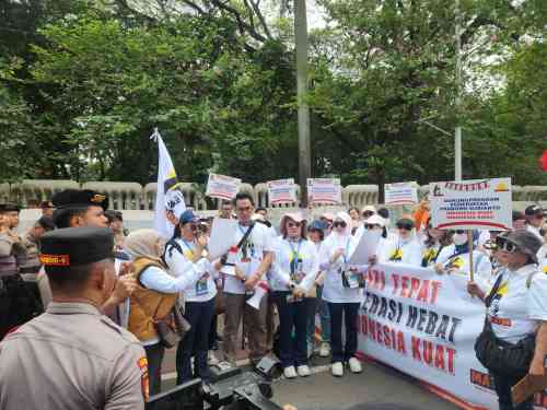 Unjuk Rasa di Monas, Massa Serukan Program Strategis Nasional Terus Dikawal hingga Tuntas