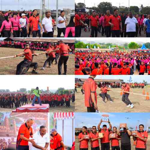 Kapolda PBD Pimpin Jalan Santai dan Olahraga Bersama Meriahkan Hari Bhayangkara ke-80