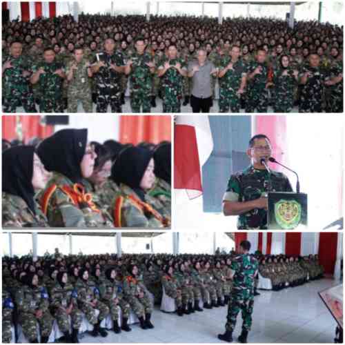 Pangdam III/Siliwangi Bekali Wawasan Kebangsaan kepada Siswa SPPI KDKMP dan KNMP di Dodik Belanegara Rindam III/Slw