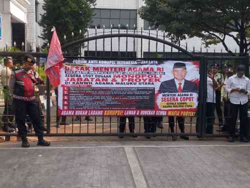 Unjuk Rasa di Lapangan Banteng, Massa Soroti Dugaan Pungli ASN di Lingkungan Kemenag Malut