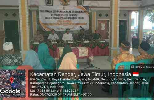 IMG-20260701-WA0008 Danramil Dander Bojonegoro Hadiri Pelantikan dan Pengambilan Sumpah Jabatan Perangkat Desa Growok