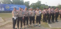 Kanit Provos Polsek Cikupa Aipda Endang Ikuti Latihan Defile Hari Bhayangkara ke-80 di Puspemkab Tangerang