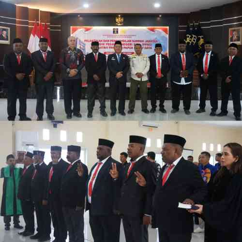 Tujuh PPNS Satpol PP Papua Barat Daya Dilantik