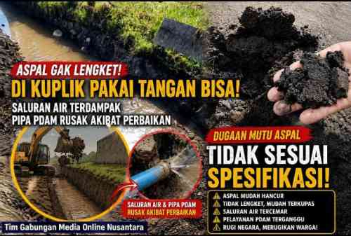 Diduga Tak Sesuai Standar, Proyek Jalan Nasional Pasuruan–Probolinggo (Lingkar Utara) Tuai Kritik