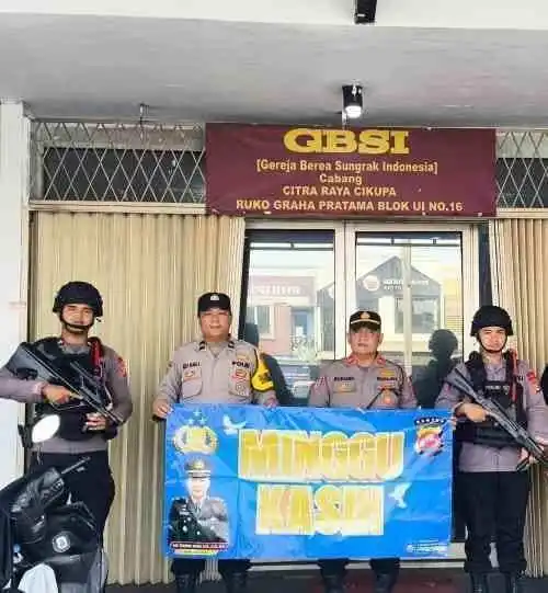IMG-20260719-WA0042 Polsek Cikupa Amankan Ibadah Minggu Umat Kristiani, Wujudkan Rasa Aman dan Toleransi Beragama