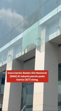 Polisi Pastikan Kaca Kantor BGN Pecah karena Faktor Suhu, Bukan Ditembak