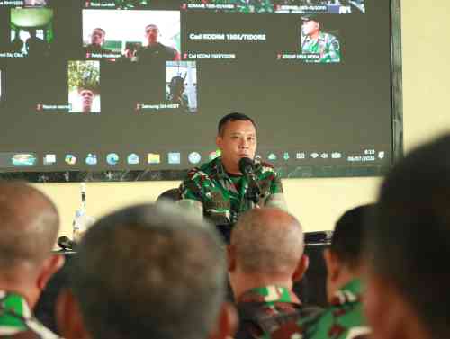 Jelang TMMD ke-129, Dandim 1505/Tidore Tekankan Disiplin, Rasa Syukur, dan Jaga Nama Baik TNI