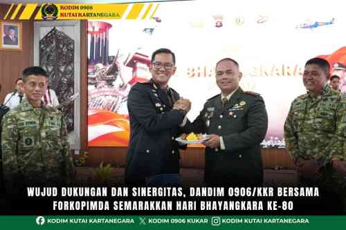 foto website - 1 Wujud Dukungan dan Sinergitas, Dandim 0906/Kkr Bersama Forkopimda Semarakkan Hari Bhayangkara Ke-80