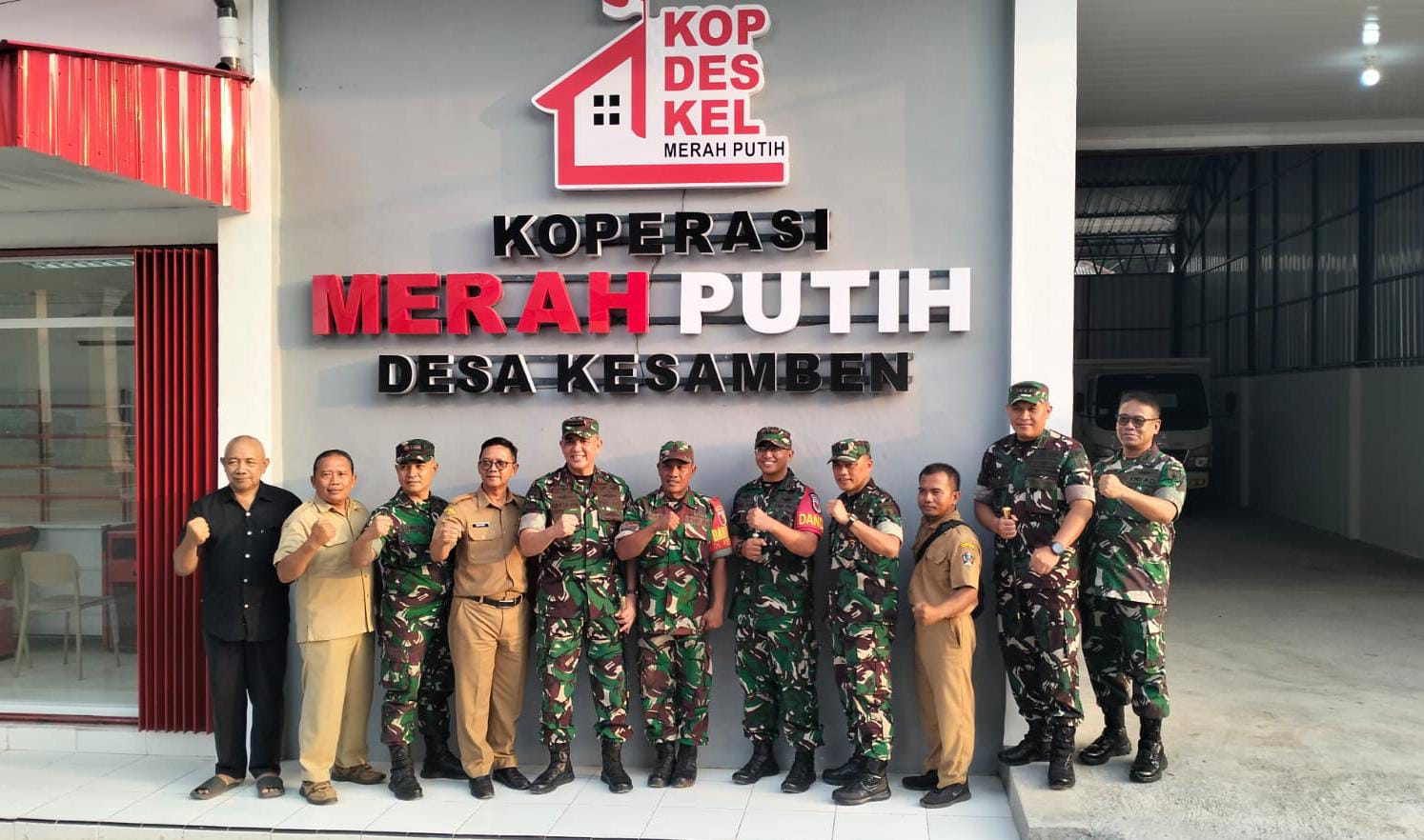 Kodim 0808/Blitar Telah Menyelesaikan Pembangunan KDKMP 260 Titik Sesuai milestone, Menjadi Tercepat Seluruh Indonesia
