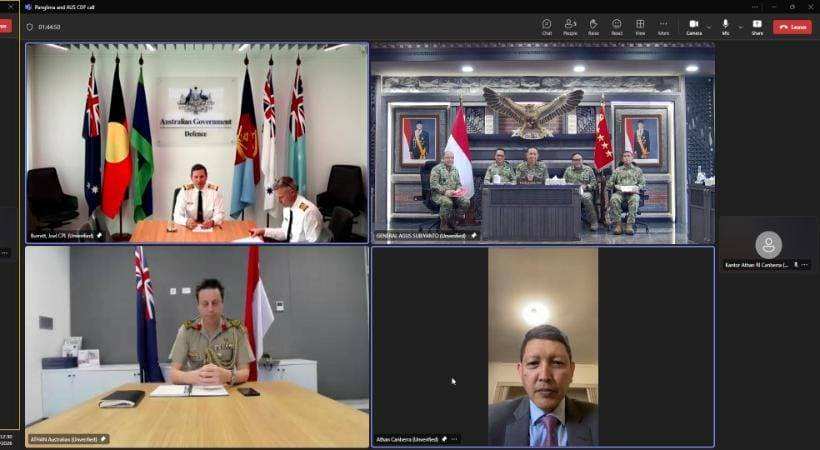 1000085655 VTC Panglima TNI-CDF ADF Menjadi Momentum Perkuat Kerja Sama Bilateral Indonesia-Australia