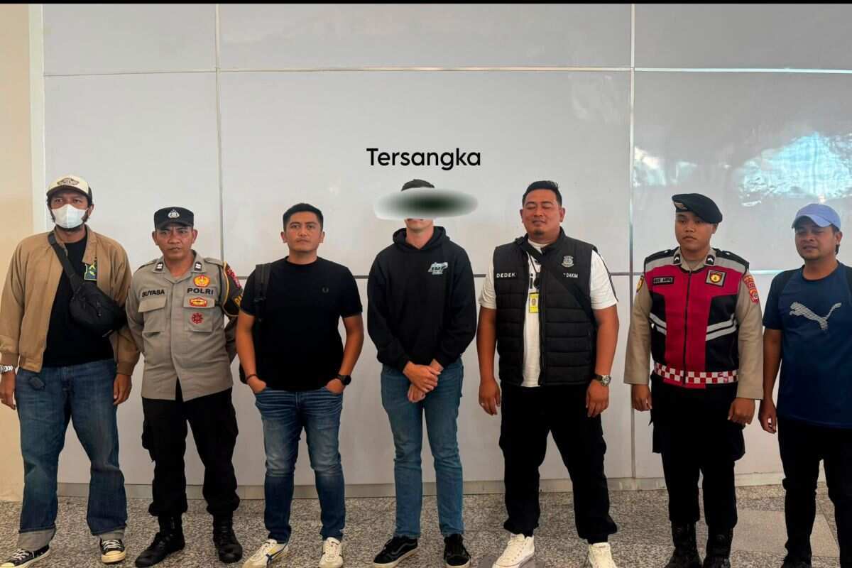 BA akhirnya berhasil diamankan sebelum menaiki pesawat