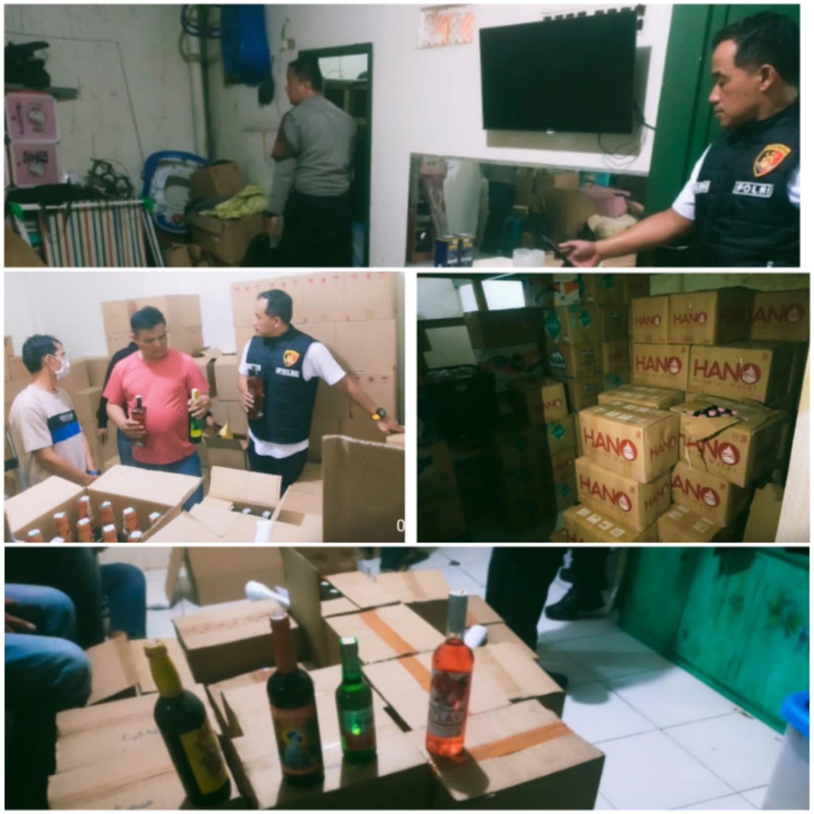 Polresta Bandung gerebek gudang miras di Pameungpeuk Bandung, Polisi Sita 7.000 Botol Berbagai Merek