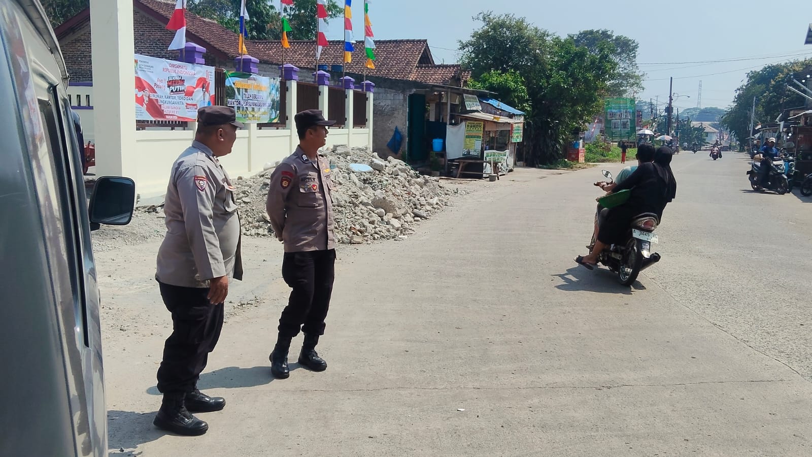 Polsek Cikupa Intensifkan Patroli Public Address, Imbau Warga Cegah Karhutla