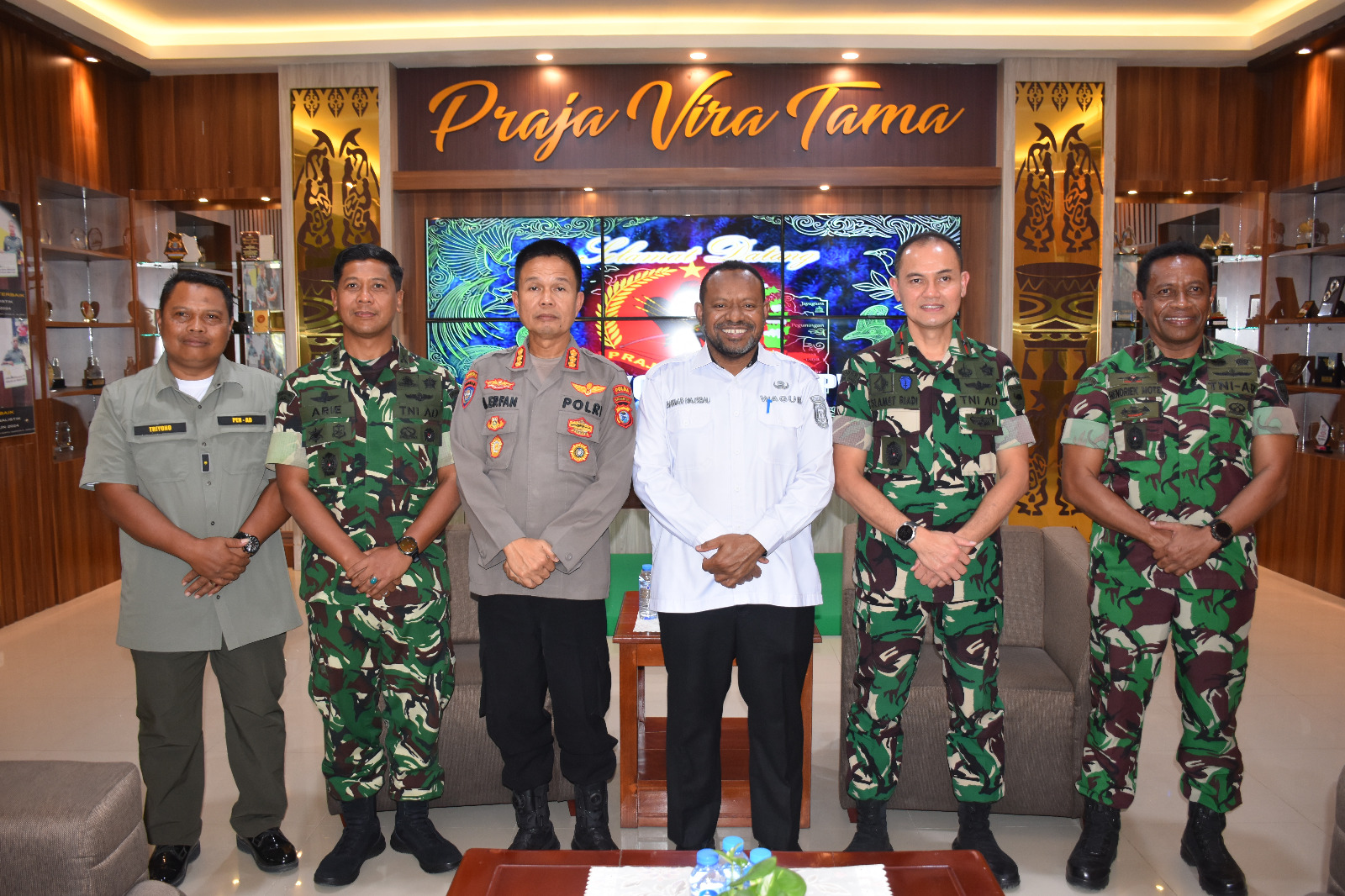Dirbinmas Polda Papua Barat Daya Hadiri Podcast, Bahas Pencapaian Program Teritorial TNI AD