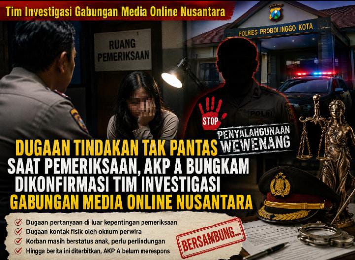 Dugaan Peristiwa Tak Pantas Dilakukan Oknum di Ruang Pemeriksaan Polres Probolinggo Kota, AKP A Dikonfirmasi Bungkam