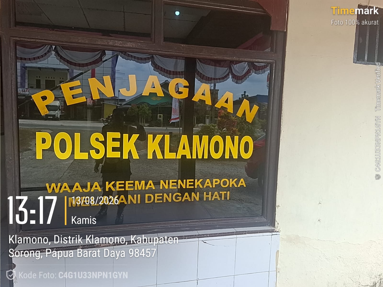 Propam Polda Papua Barat Daya Laksanakan Sidak Quick Wins Polri di Polsek Klamono