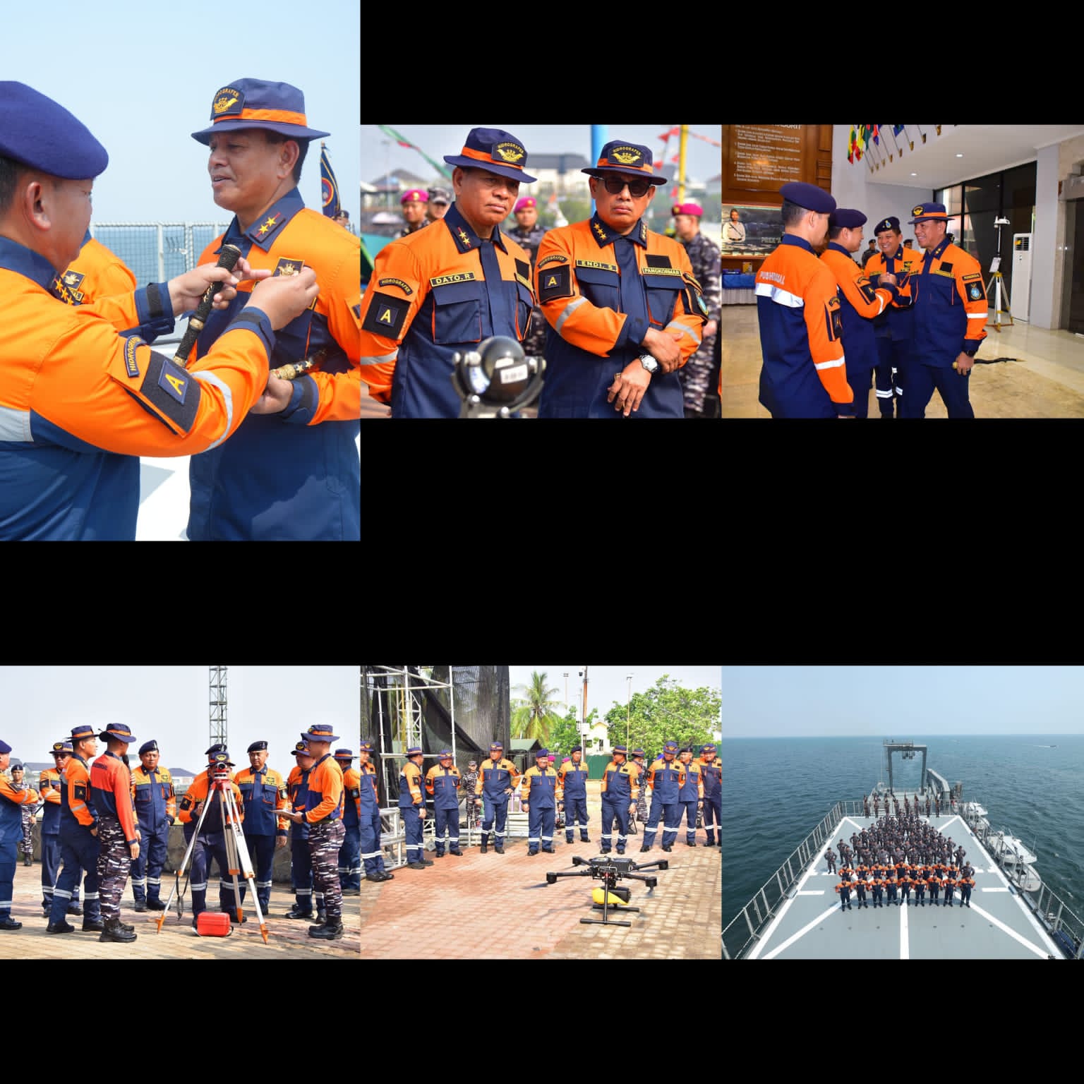 Di Geladak KRI Canopus-936, Panglima Koarmada III Terima Brevet Kehormatan Hidro-oseanografi TNI AL