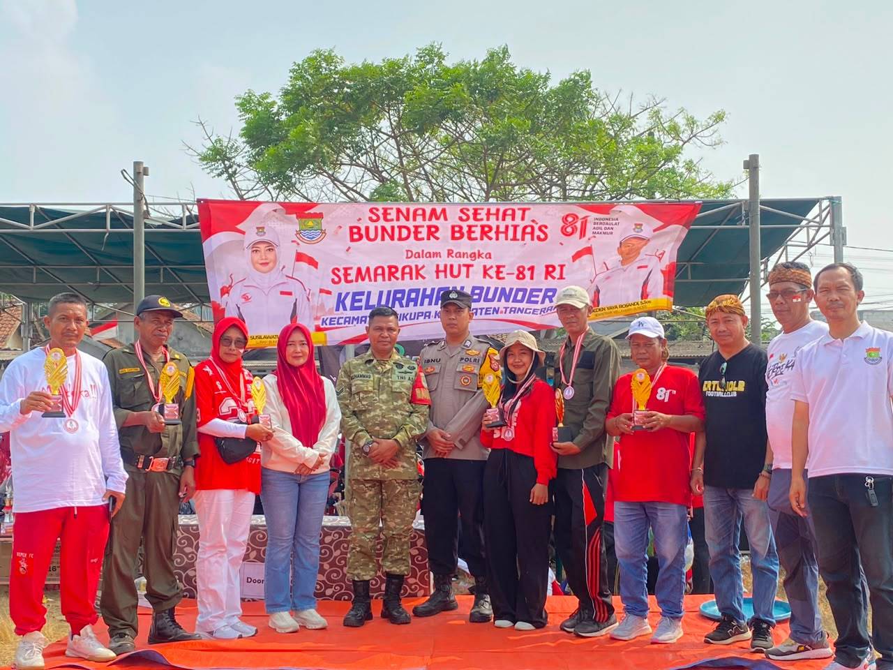 Brigadir Ibnu Dermawan Hadir di Tengah Warga, Kawal Semarak HUT RI ke-81 di Bunder