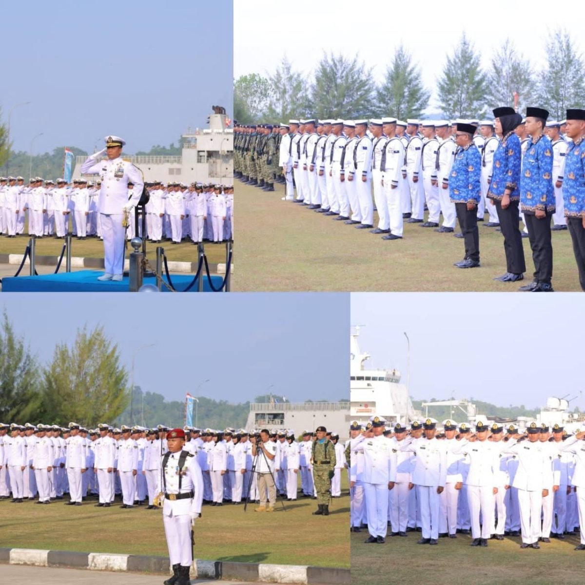 Koarmada III Gelar Upacara Peringatan HUT Ke-81 Kemerdekaan Republik Indonesia