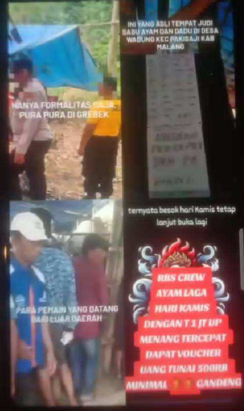 Wadung Disorot Lagi, Aktivitas Judi Kembali Berjalan Usai Penggerebekan
