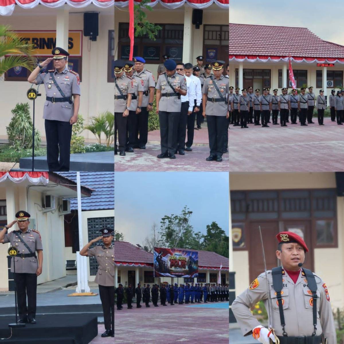 Wakili Kapolda Papua Barat Daya, Wakapolda Pimpin Upacara Hari Juang Polri 2026