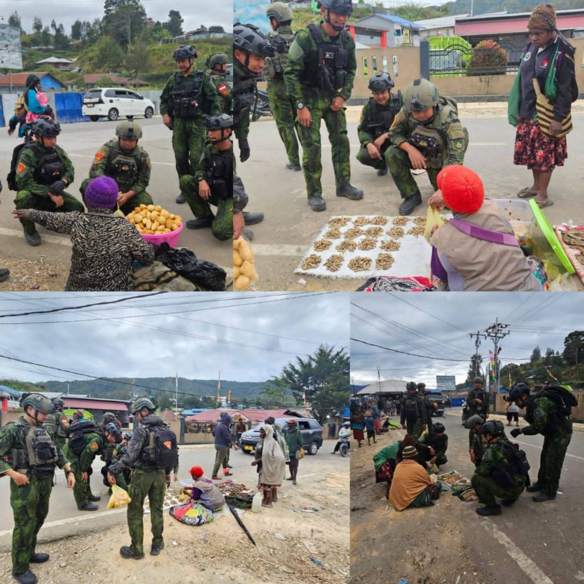 Marinir Datang, Mama-Mama Enarotali Senang, Hasil Bumi Laris Manis