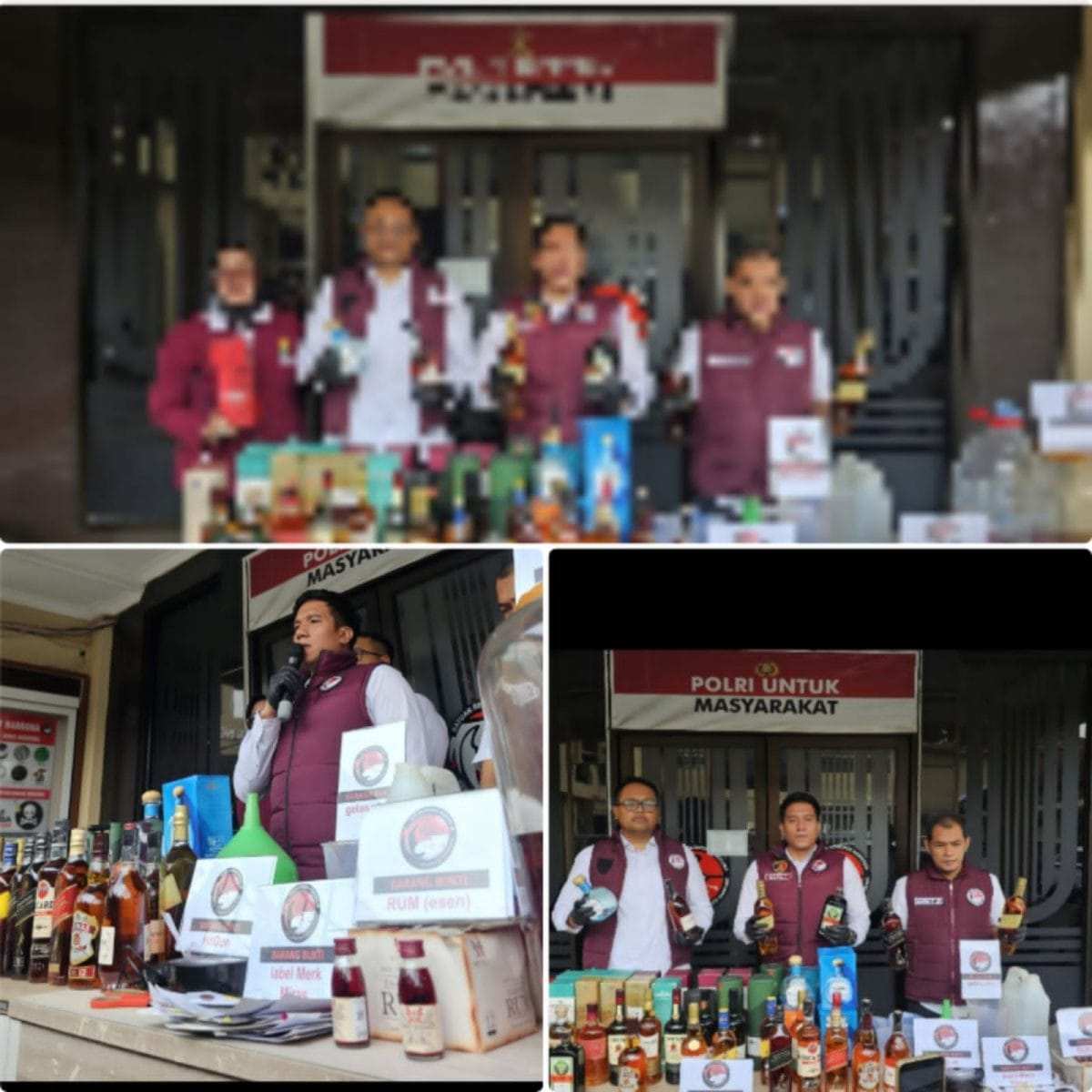 Polresta Bandung Ungkap Peredaran Miras Oplosan Diduga Berbahan Berbahaya, Tiga Orang Diamankan