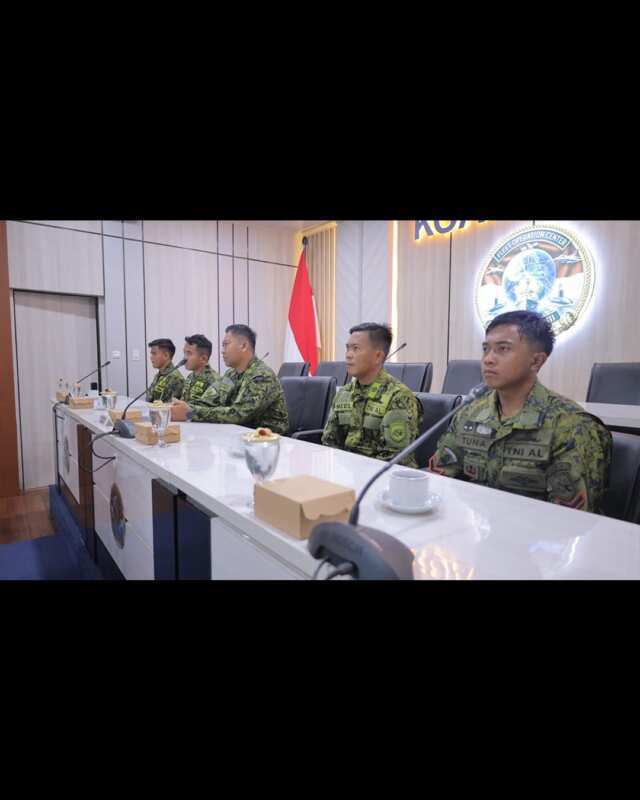 Kas Koarmada III Hadiri Vicon Sertijab Pangkoops TNI Habema dan Rapat Penanganan Karhutla