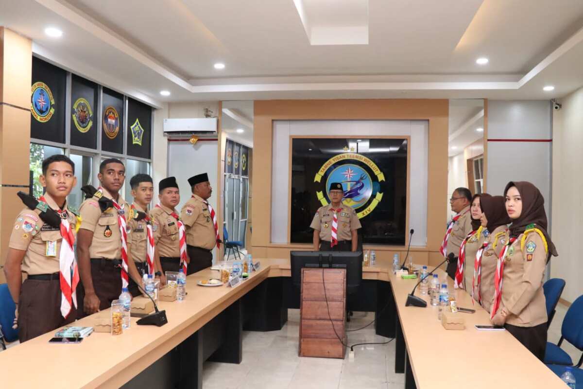 Secara Virtual Komandan Kodaeral XIV Sorong Ikuti Rapim Pembinaan Saka Bahari Nasional TA 2026 Dalam Wujudkan Pertahanan Negara di Laut